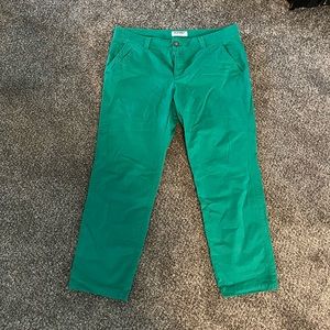 COPY - Kelly green chino ankle pants